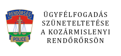 Rendőrőrs ügyfélfogadása