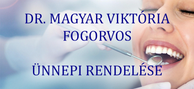 Dr. Magyar Viktória rendelése