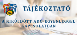 Adó egyenlegközlő