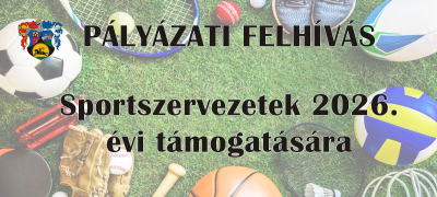Sportszervezetek támogatása