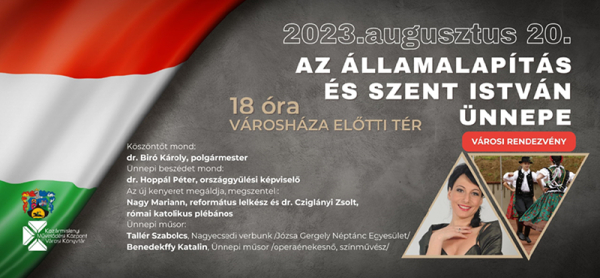 2023 augusztus 20. ünnep