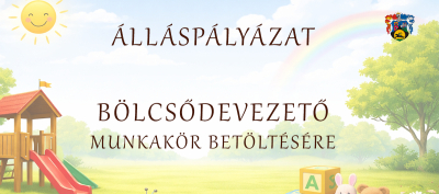 Álláspályázat - bölcsődevezető
