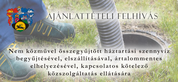 Ajánlatkérés - szennyvíz összegyűjtés