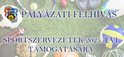 Pályázat - Sportszervezetek