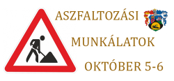 Aszfaltozási munkálatok